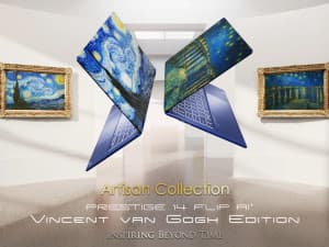 MSI Prestige 14 Flip AI+ Van Gogh Edition Arrives in the Philippines at ₱162,995