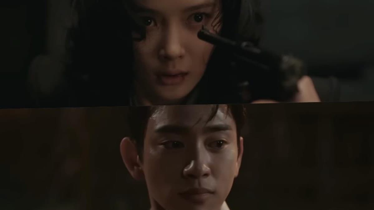 Kim Yoo Jung and Park Jinyoung in period costume in a teaser scene for 100 Days of Lies