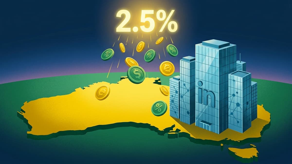 Australia Raises Its Big Tech News Levy to 2.5% and Pulls LinkedIn Into It