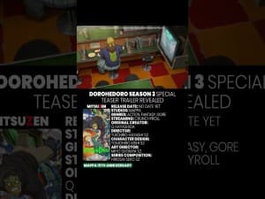 Dorohedoro Season 3 Teaser Drops at MAPPA's 15th Anniversary as Full Creative Team Returns