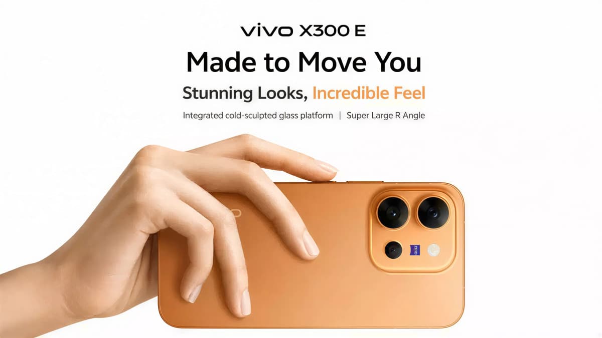 vivo X300e smartphone showing its rear camera module