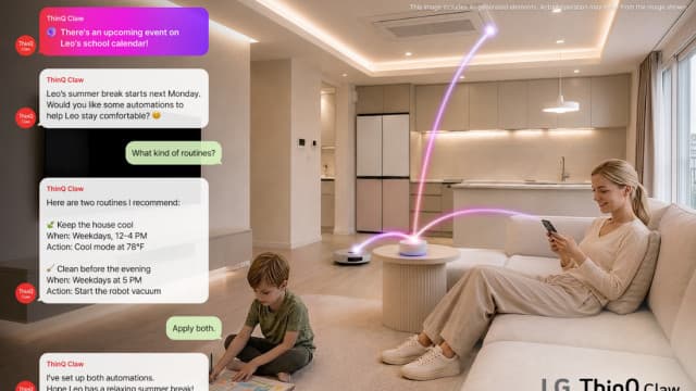 LG ThinQ Claw Turns the Smart Home Into a Chat: What LG Is Showing at IFA 2026