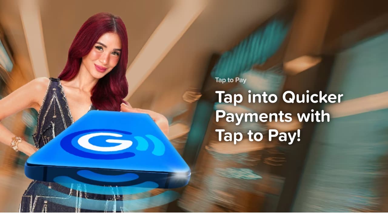 GCash Tap to Pay promotional graphic