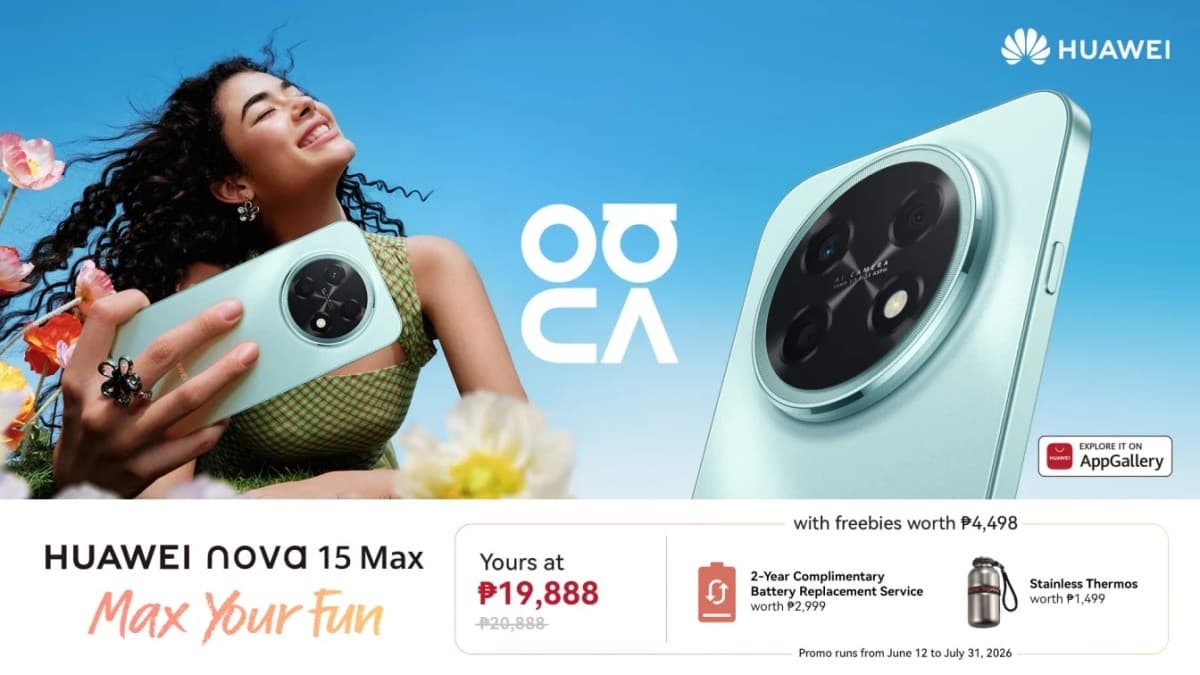 HUAWEI nova 15 Max Launches in the Philippines at PHP 19,888