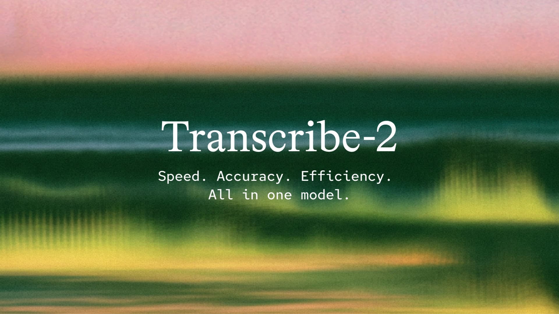 Microsoft AI artwork announcing the MAI-Transcribe-2 speech model