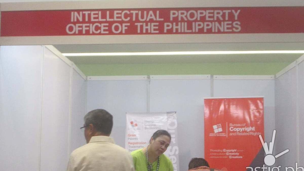 IPOPHL booth with Bureau of Copyright and Related Rights signage
