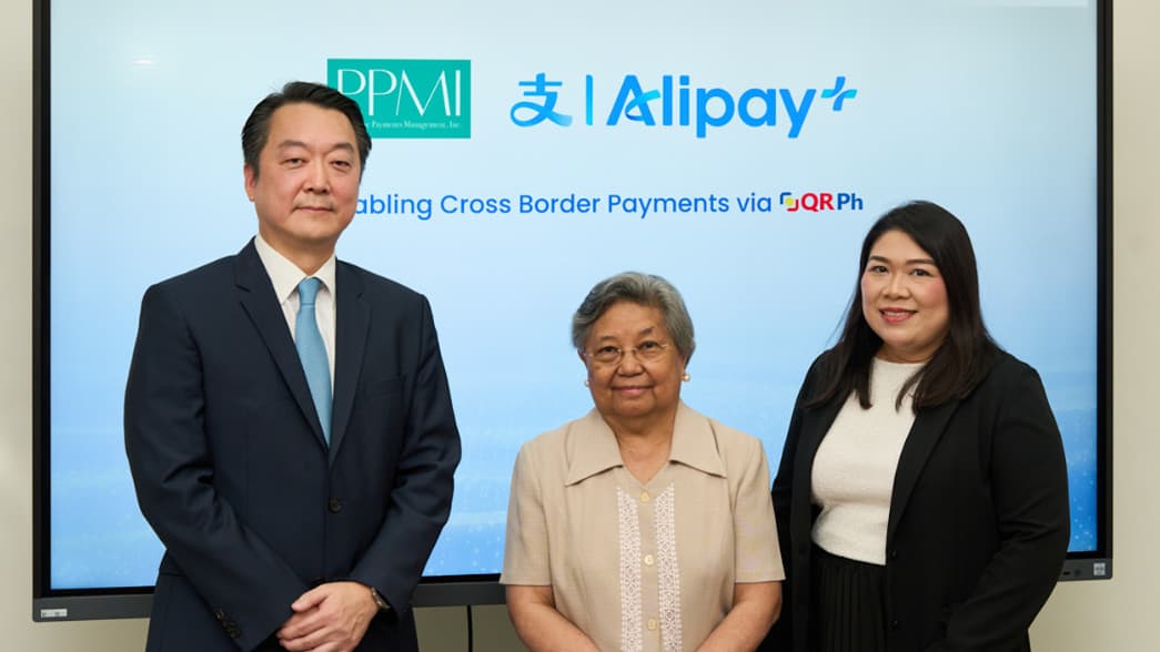 PPMI and Alipay+ logos on the QR Ph cross-border payments announcement graphic