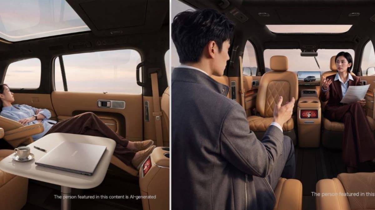 Xiaomi SkyNomad N90 reconfigurable SUV interior with lounge-style seating