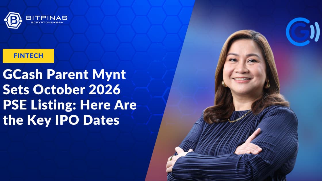 GCash parent Mynt October 2026 PSE listing key IPO dates graphic