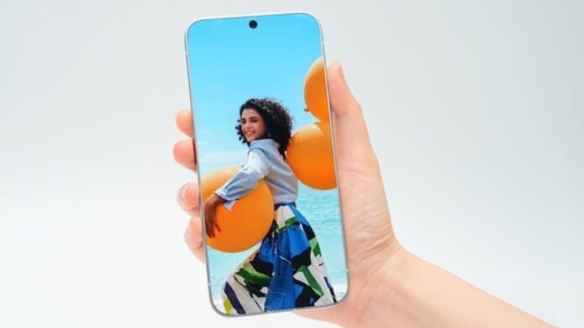 TECNO's bezel-free concept phone showing a display that runs to the edge of the frame