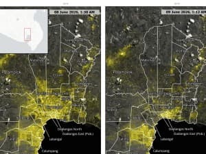 PhilSA Satellite Imagery Pinpoints Power Losses Across Mindanao After Magnitude 7.8 Quake