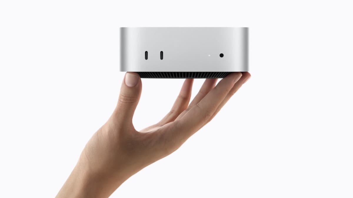 The new Apple Mac mini desktop with the M6 chip