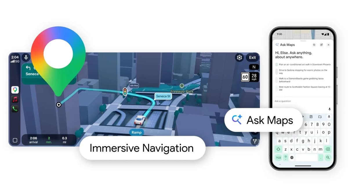 Google Maps Gets a Major AI Upgrade with Ask Maps and Immersive Navigation