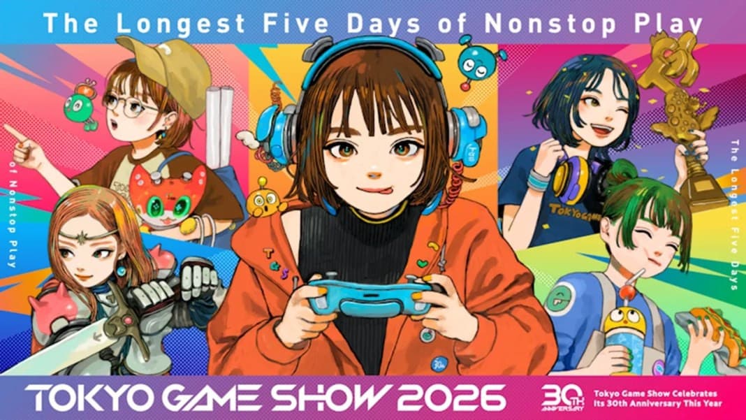 Tokyo Game Show 2026 official key art with the event title