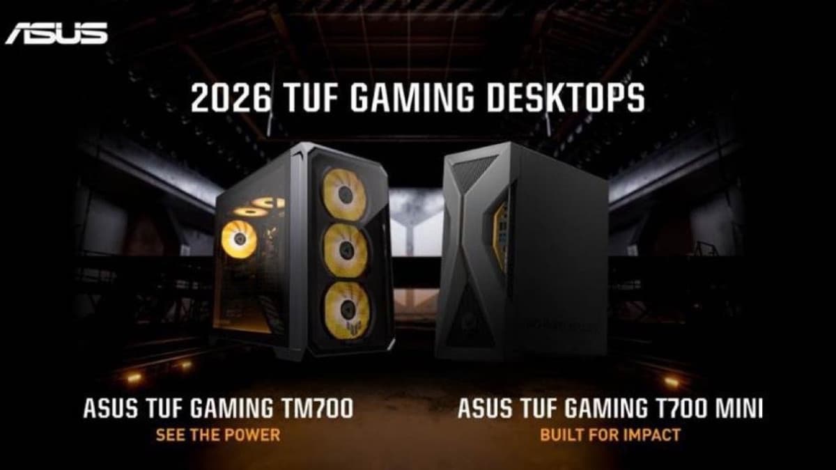 ASUS TUF Gaming T700 gaming desktop tower with glass side panel