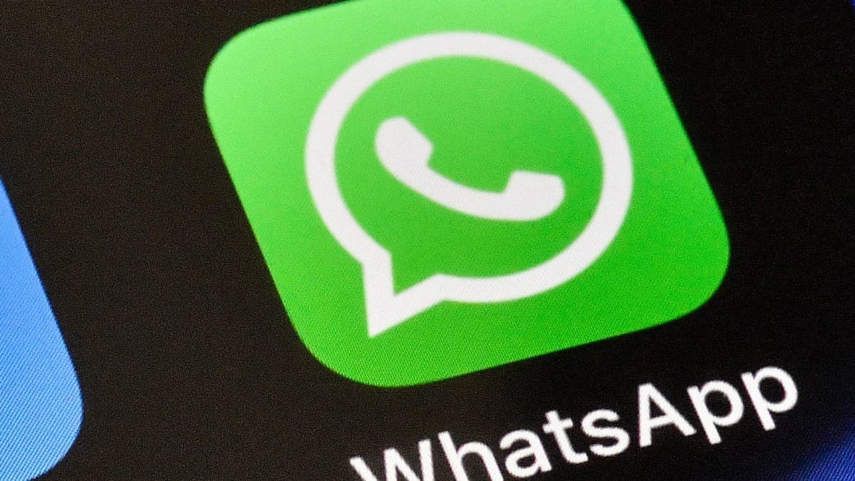 WhatsApp app icon on a smartphone screen