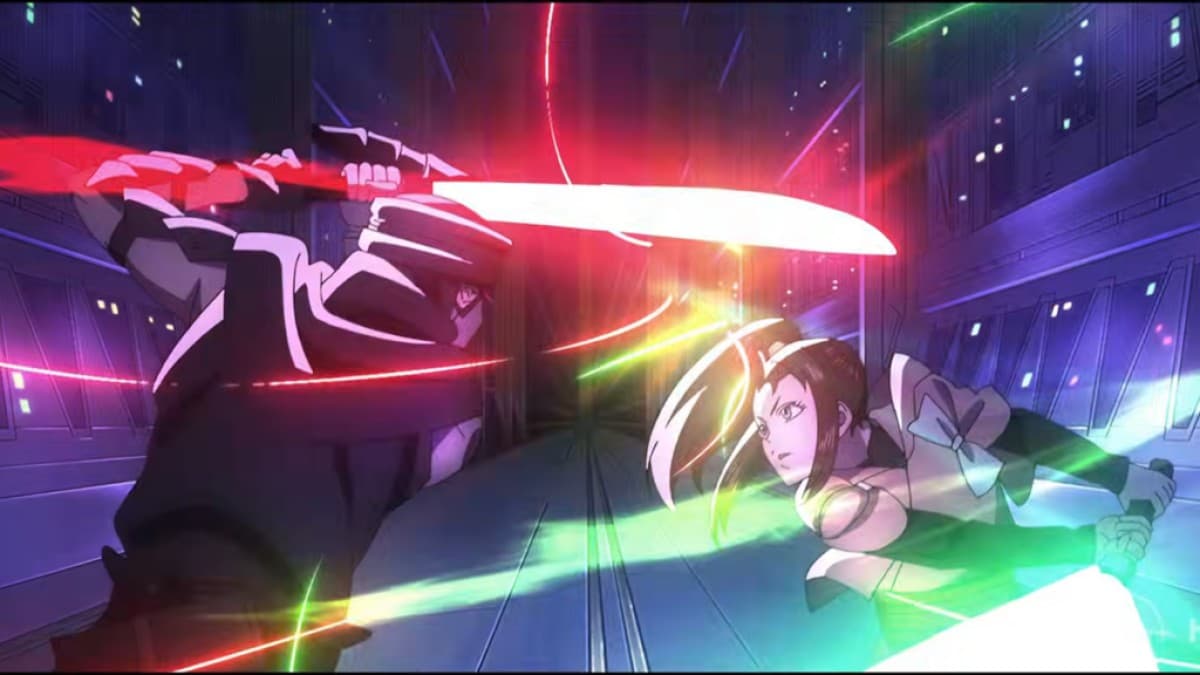 Teaser key visual for the Star Wars: Visions Presents – The Ninth Jedi anime series