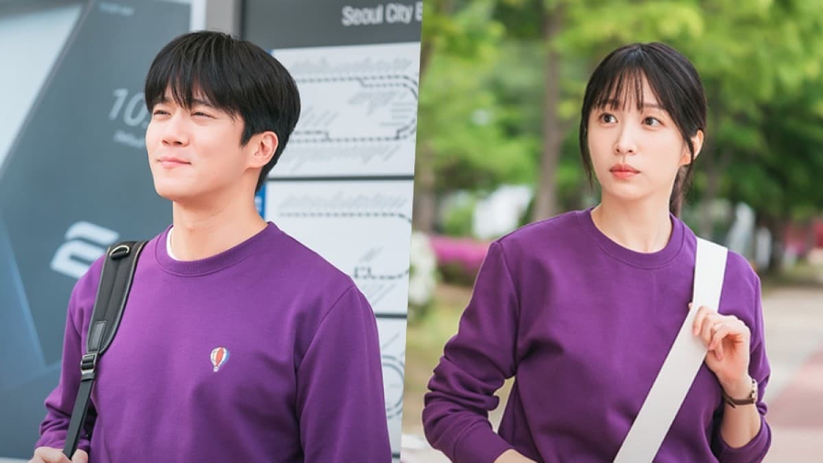 Ha Seok-jin and Hani in a quiet scene from Love On The Menu