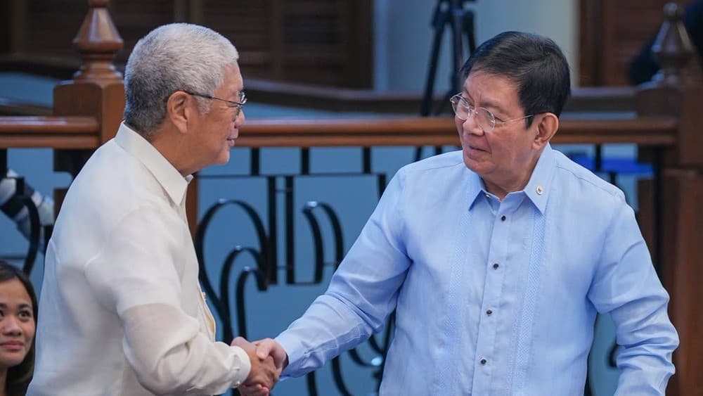 BSP Governor Eli Remolona Jr. and Senator Panfilo Lacson