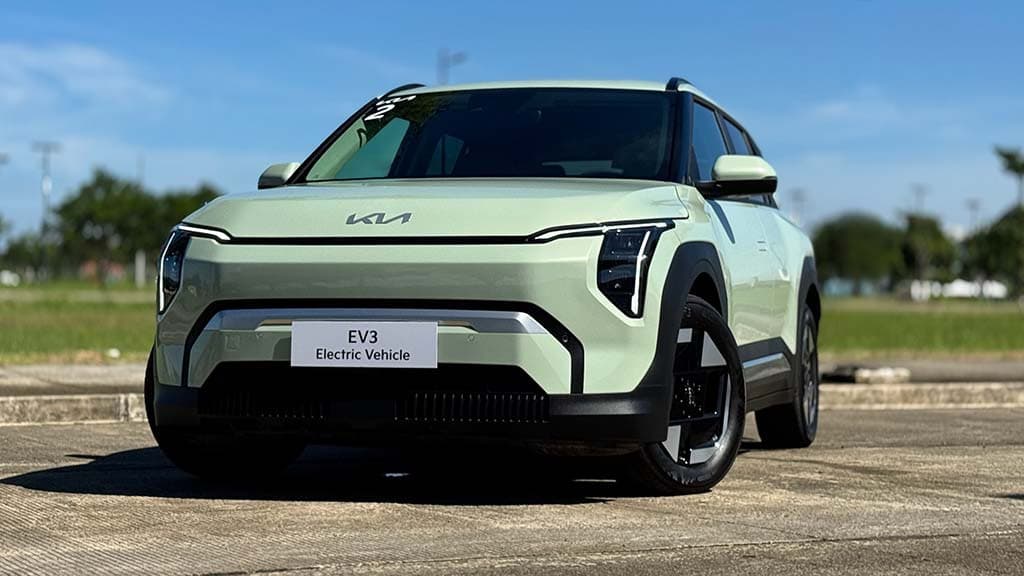 The Kia EV3 electric crossover