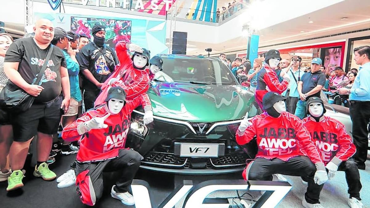 VinFast electric vehicle brand launch event in the Philippines