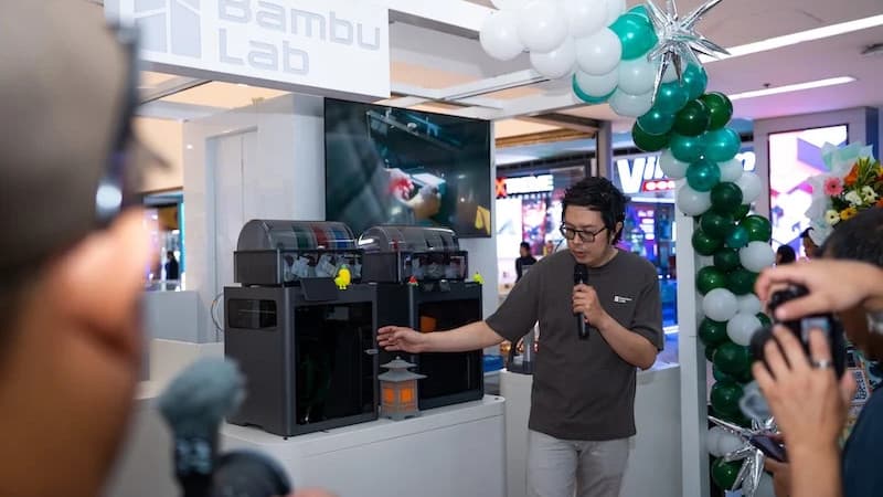 Bambu Lab authorized store front at SM Megamall Cyberzone