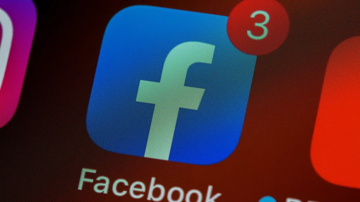 Facebook app icon displayed on a smartphone screen