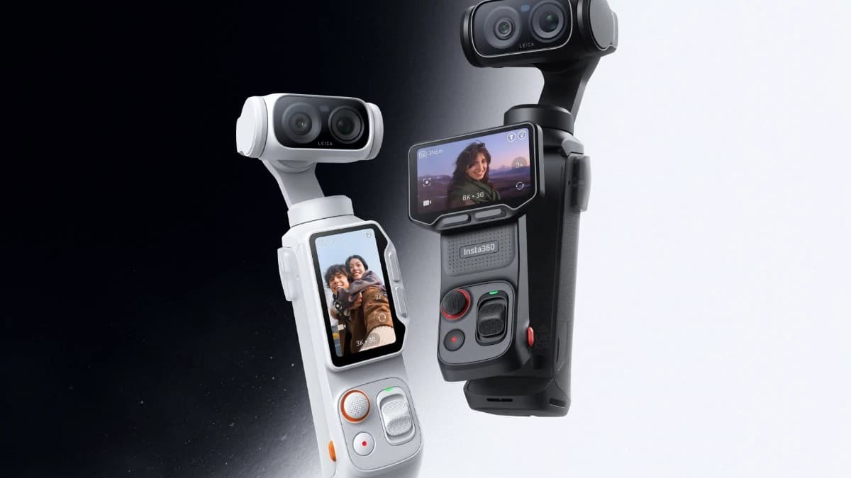 Insta360 Luna Ultra gimbal camera with detachable 2-inch OLED touchscreen