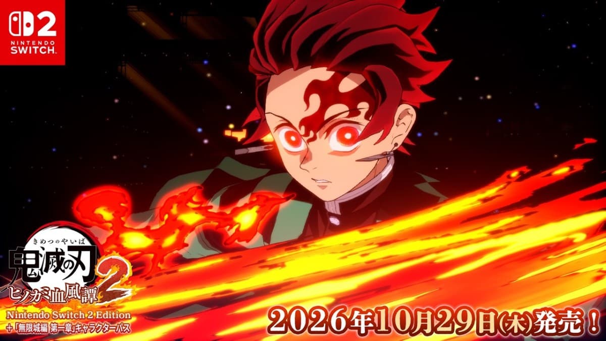 Demon Slayer Hinokami Chronicles 2 Nintendo Switch 2 Edition promotional trailer screenshot from SEGA